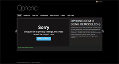 Desktop Screenshot of ophonic.com